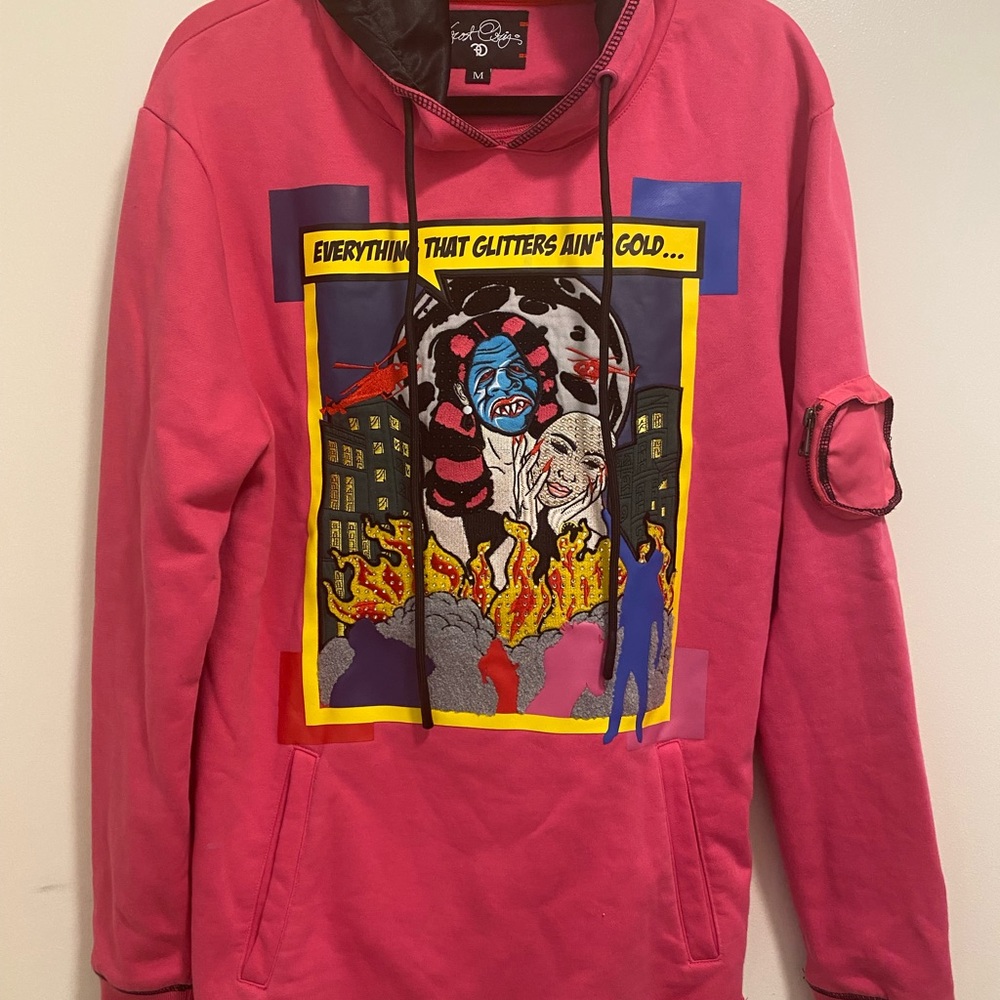 Pink Graphic Hoodie by Off-White